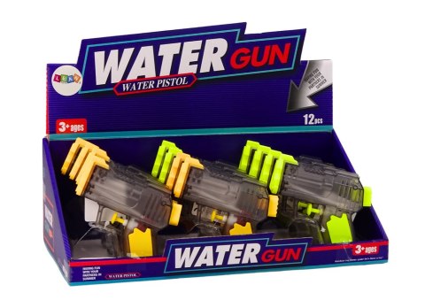 Mały Pistolet Na Wodę Przeźroczysty Żółty Pomarańczowy LEAN TOYS Mały Pistolet Na Wodę Przeźroczysty Żółty Pomarańczowy LEAN TOYS