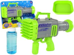 Maszynka Do Baniek Mydlanych Pistolet Płyn Zielona LEAN Toys