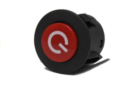 Przycisk Włącznik on/off Do Auta na Akumulator 28mm LEAN TOYS Przycisk Włącznik on/off Do Auta na Akumulator 28mm LEAN TOYS