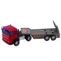 Zestaw Ciężarówka Laweta Naczepa Koparka Gąsienicowa LEAN Toys