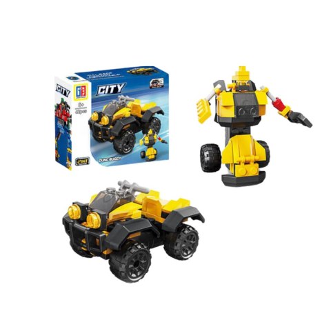 Klocki Konstrukcyjne 2w1 Pojazd Robot Mini Zestaw 42-65 el. Mix Klocki Konstrukcyjne 2w1 Pojazd Robot Mini Zestaw 42-65 el. Mix