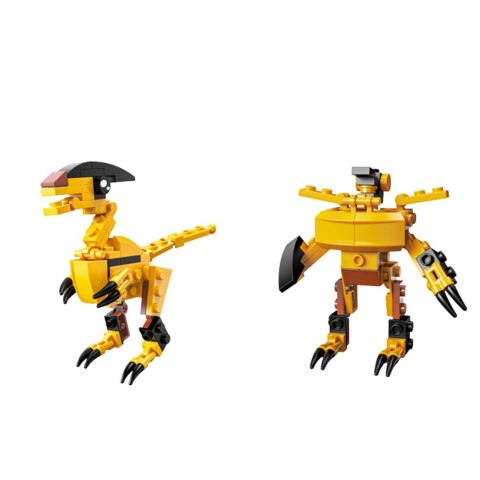 Klocki Konstrukcyjne Dinozaur Robot 2w1 57-70 el. Mix Klocki Konstrukcyjne Dinozaur Robot 2w1 57-70 el. Mix