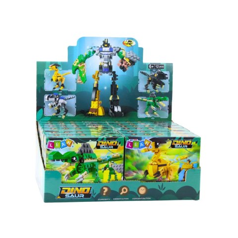 Klocki Konstrukcyjne Dinozaur Robot 2w1 57-70 el. Mix Klocki Konstrukcyjne Dinozaur Robot 2w1 57-70 el. Mix