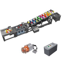 Klocki Konstrukcyjne Tor Na Kulki Z Silnikiem Elektrycznym 1281 el.