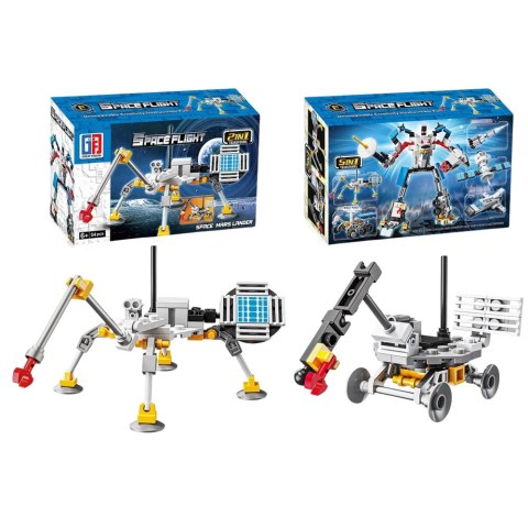 Klocki Konstrukcyjne Zestaw Kosmiczny Rakiety Anteny Roboty 2w1 44-54 el. Klocki Konstrukcyjne Zestaw Kosmiczny Rakiety Anteny Roboty 2w1 44-54 el.