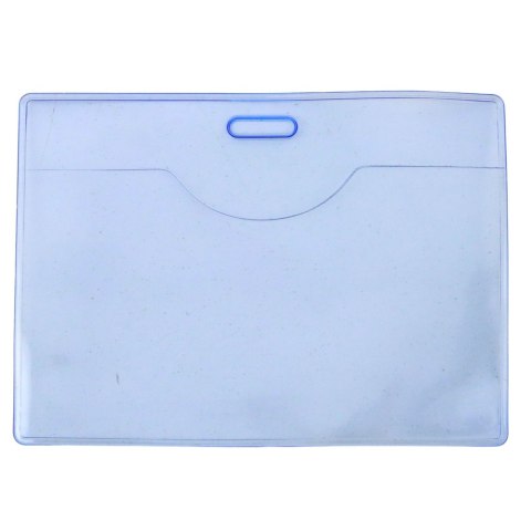 Zestaw Etui Na Identyfikator Elastyczne Przeźroczyste Niebieskie 20szt.