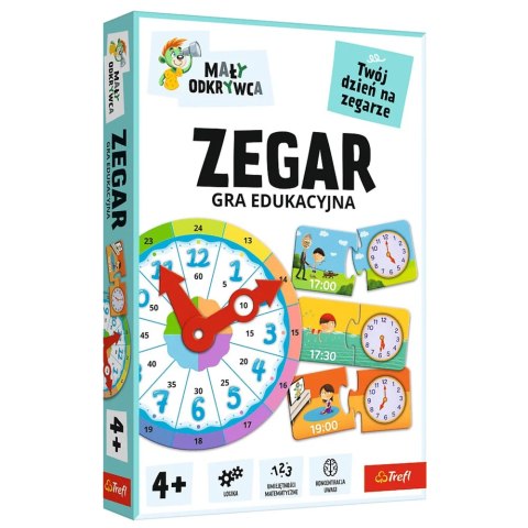 Gra - Zegar / Mały Odkrywca Trefl 02809 Gra - Zegar / Mały Odkrywca Trefl 02809