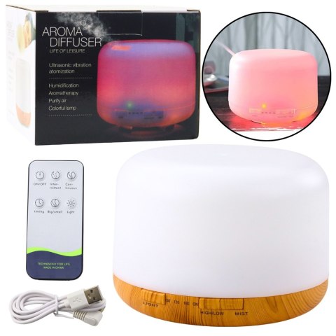 Nawilżacz Powietrza Dyfuzor Aromaterapia Lampka Nocna LED Pilot 300ml Nawilżacz Powietrza Dyfuzor Aromaterapia Lampka Nocna LED Pilot 300ml