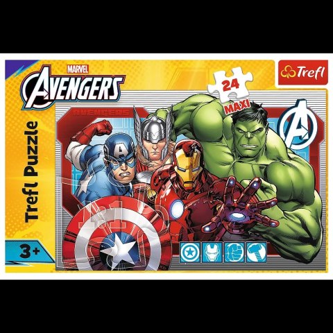 Puzzle 24 Maxi - Zawsze sprawiedliwi - Disney Marvel The Avengers Trefl 14378 Puzzle 24 Maxi - Zawsze sprawiedliwi - Disney Marvel The Avengers Trefl 14378