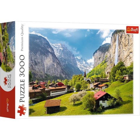 Puzzle - 3000 - Lauterbrunnen, Szwajcaria Trefl 33076 Puzzle - 3000 - Lauterbrunnen, Szwajcaria Trefl 33076