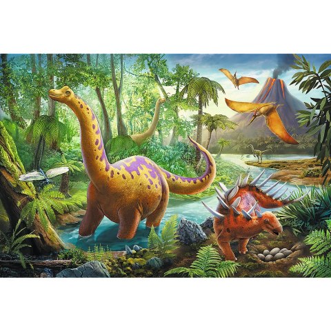 Puzzle 60 el. Wędrówka dinozaurów 17319