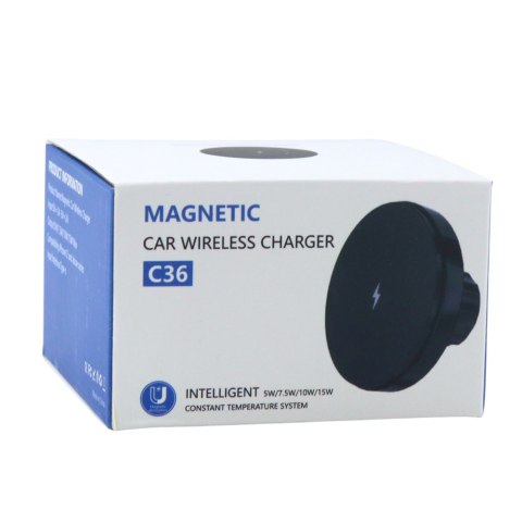 Uchwyt Samochodowy Magnetyczny Z Ładowarką Indukcyjną 15W Uchwyt Samochodowy Magnetyczny Z Ładowarką Indukcyjną 15W