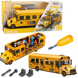 Autobus Szkolny Do Skręcania Zestaw Majsterkowicza Żółty 48 el.