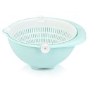 Cedzak obrotowy z miską miska kuchenna 25 cm sitko