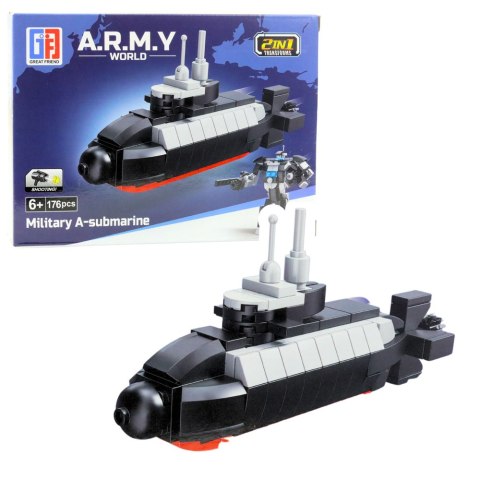 Klocki Konstrukcyjne Armia Wojsko Militarne Środki Transportu Robot 2w1 Klocki Konstrukcyjne Armia Wojsko Militarne Środki Transportu Robot 2w1