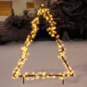 Choinka świecąca zewnętrzna metalowa 175 LED 75 cm Choinka świecąca zewnętrzna metalowa 175 LED 75 cm