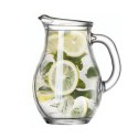 Dzbanek szklany do wody kompotu napojów lemoniady z uchwytem 0,25 l Dzbanek szklany do wody kompotu napojów lemoniady z uchwytem 0,25 l