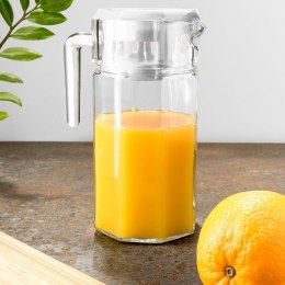 Dzbanek szklany do wody kompotu napojów lemoniady z uchwytem i pokrywką 1,5 l