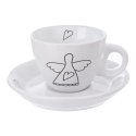 Filiżanka do kawy espresso porcelanowa biała 90 ml 2 sztuki Filiżanka do kawy espresso porcelanowa biała 90 ml 2 sztuki