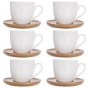 Filiżanka porcelanowa filiżanki zestaw filiżanek do kawy espresso 100 ml 6 sztuk Filiżanka porcelanowa filiżanki zestaw filiżanek do kawy espresso 100 ml 6 sztuk