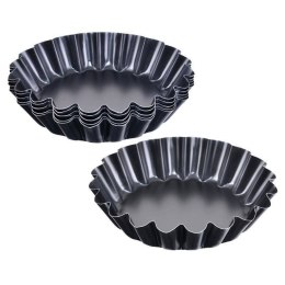 Foremki na tartaletki mini tarty metalowe zestaw 6 szt. 9 cm
