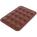 Forma silikonowa do pieczenia ciastek orzeszków orzechów foremka orzechy 20 sztuk Forma silikonowa do pieczenia ciastek orzeszków orzechów foremka orzechy 20 sztuk