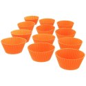 Forma silikonowa do pieczenia muffinek babeczek na muffinki foremki 12 sztuk Forma silikonowa do pieczenia muffinek babeczek na muffinki foremki 12 sztuk