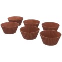 Forma silikonowa do pieczenia muffinek babeczek na muffinki silikonowa foremki 6 sztuk