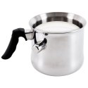 Garnek do gotowania mleka na mleko 1,5 l ,stalowy Garnek do gotowania mleka na mleko 1,5 l ,stalowy